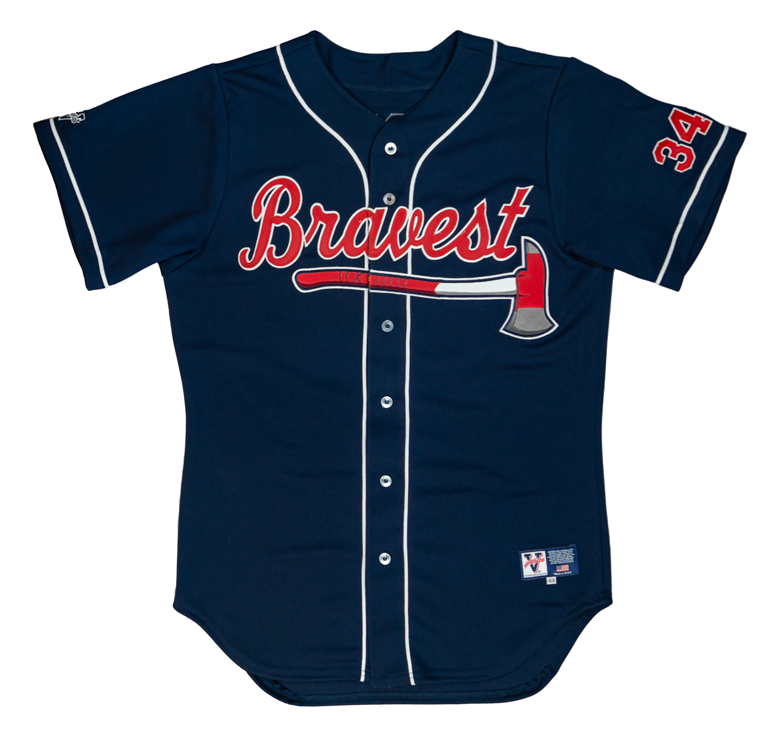 Atlanta Braves Customizable Baseball Jersey – Best Sports Jerseys